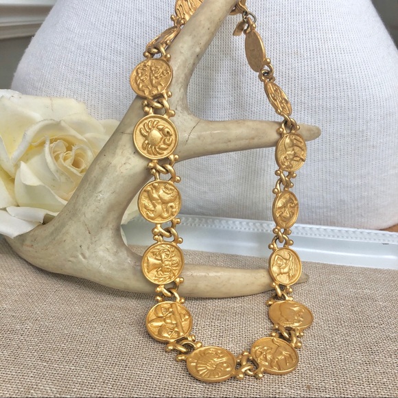 Anne Klein Jewelry - Vintage Anne Klein Zodiac Choker Style Necklace